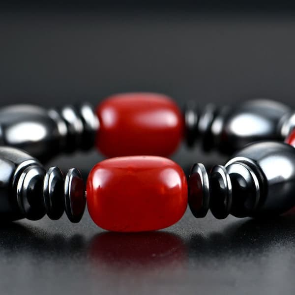 Magnetisk terapiarmbånd hæmatit armbånd DESIGN#2 Design#2