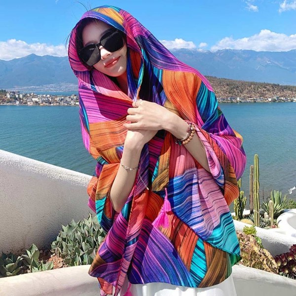 90x180 cm Beach Shawl Bandana 2 2 2