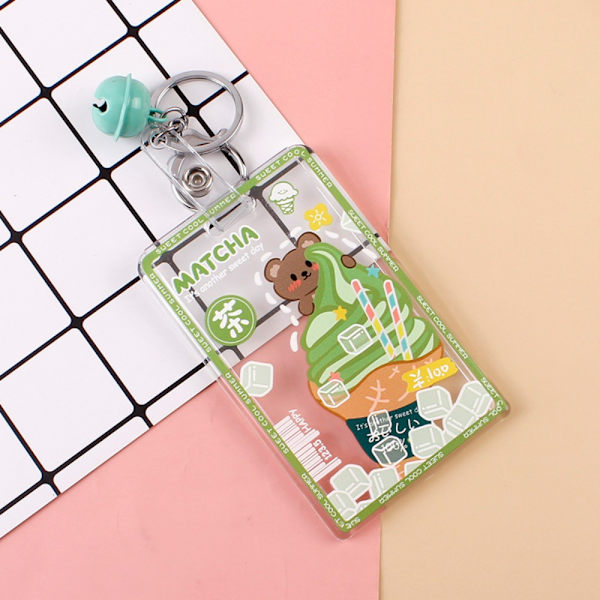 Gennemsigtigt kortcover Cut Cartoon Card Case C C C