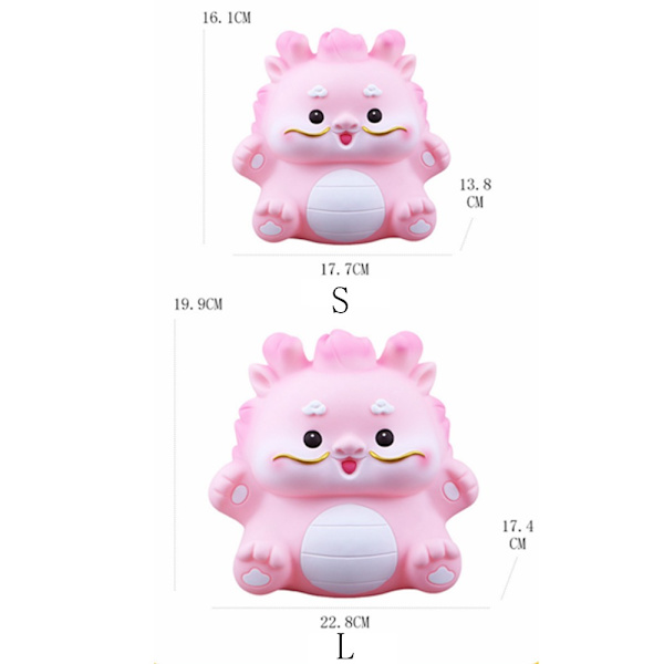 Spargris kassaskåp ROSA L Pink L