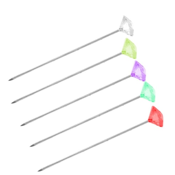 100 kpl kirkkaat kukkaneulat Diamante Corsages Pin MULTICOLOR multicolor