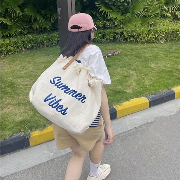 Skuldervesker Tote Bag HVIT white