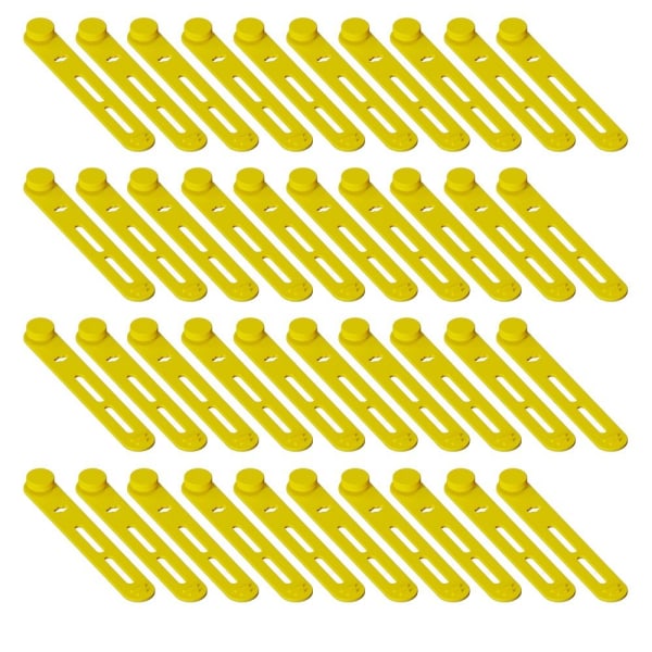 40 kpl Johdinsiteet Johdon organizer KELTAINEN Yellow