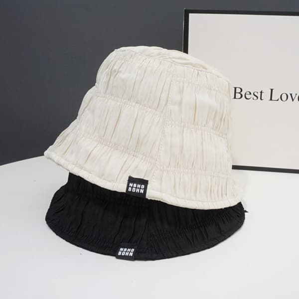 Bubble Bucket Hat Kalastajanhattu MUSTA Black