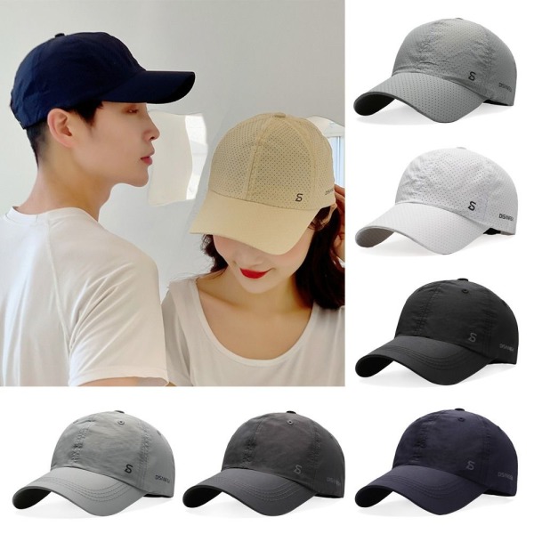 Baseballkeps Cap VIT ANDNINGSSTIL ANDNINGSSTIL White Breathable Style-Breathable Style