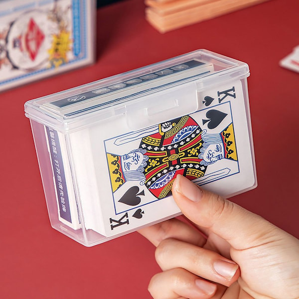Spelkort Container Poker Storage Case Game Card Box