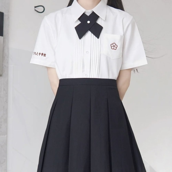 Cross Bowtie skjorte slips SORT Black