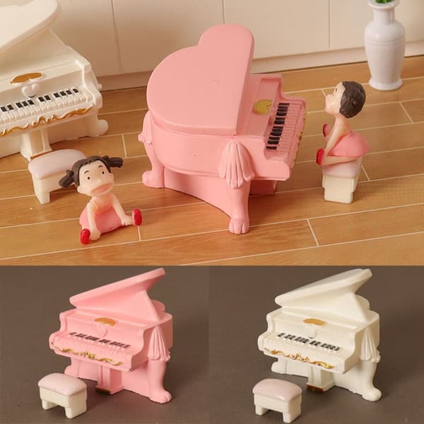 Dockskåp Mini Piano Pianomodell VIT White