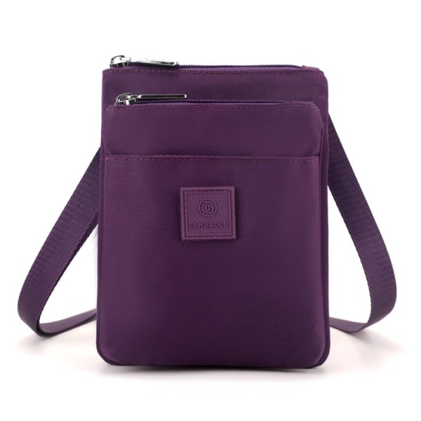 Mobiltelefonväska Liten fyrkantig väska MÖRKLILA dark purple