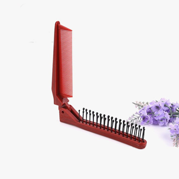 Vikbar hårkam Vikbar kam MÖRKRÖD Dark Red