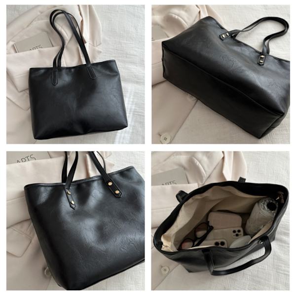 Skuldertaske Shopper SORT Black