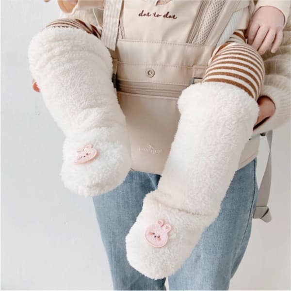 Baby Sammet Strumpor Halkfria Bomullsstrumpor Ekorre Ekorre Squirrel