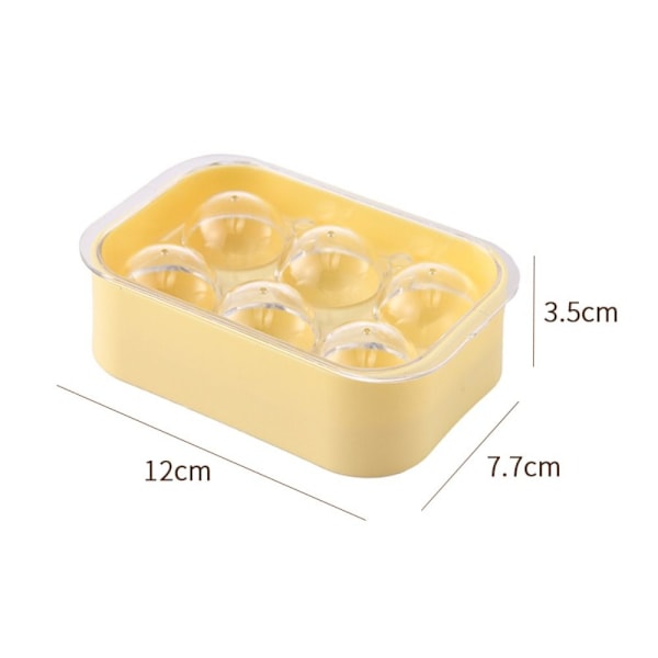 Isterningeform Ispindform GUL ISTERNIGEFORM ISTERNINGEFORM yellow Ice Cube Mold-Ice Cube Mold