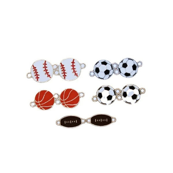 Sports Charms Emalje Sports Charms Sports Connector Anheng