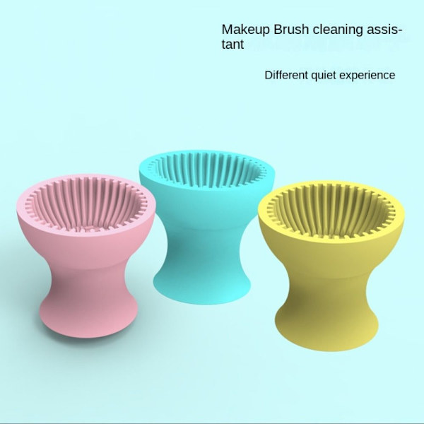 Makeup Brush Cleaner Cosmetic Scrubbing Pad ROSA pink