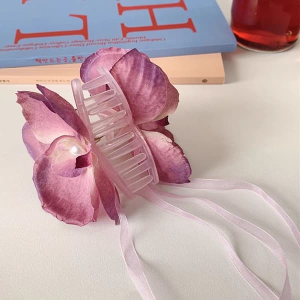 Phalaenopsis Blomst Hårnål Hårklype BLÅ blue