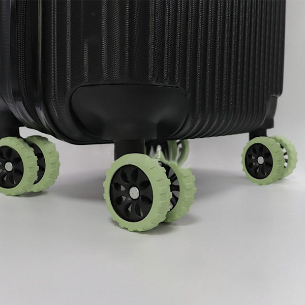 8 STK/Sæt Rejse Bagage Caster Sko Kuffert Hjul Beskyttelse Green 8Pcs-8Pcs