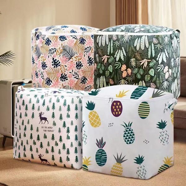 Vaatteiden säilytyspussi Säilytyslaatikko ANANAS 140L---50X40X70CM Pineapple 140L---50x40x70cm