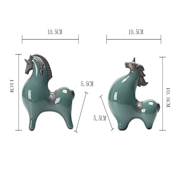 Hestepynt Ornamenter til boligindretning A A A
