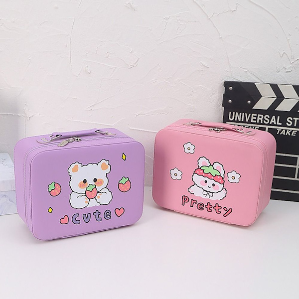 Makeup Box Matkakosmetiikkalaukku VALKOINEN WHITE
