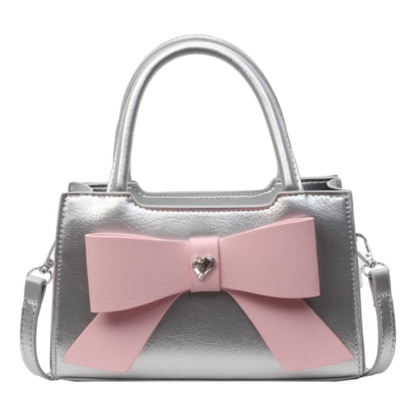 Sweet Style Bowknot Taske Top-Handle Tasker SORT-ROSA SORT-ROSA