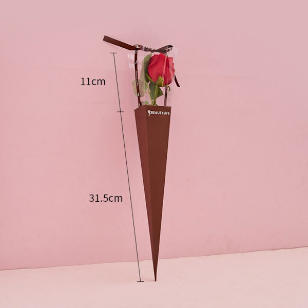 10 kpl kirkas ikkuna kukkakimppu Bouquet käärepaperi RUSKEA Brown