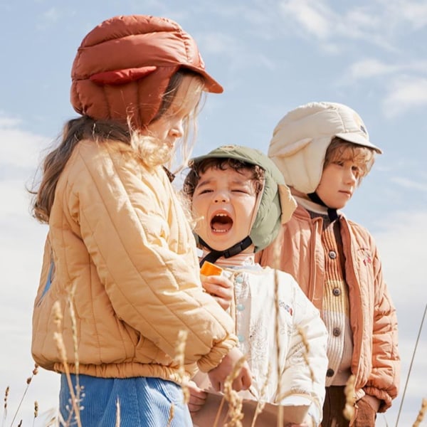 Vinterhörselskydd cap Varm mössa RÖD 54CMBARN Red 54cmChildren-Children