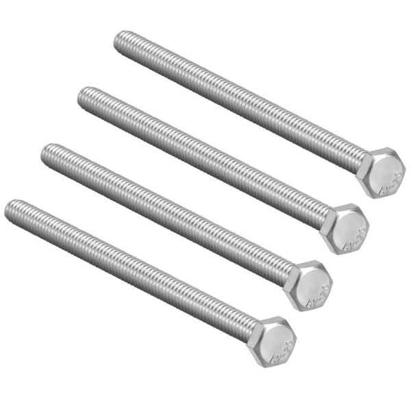 4stk sekskantbolter sekskantskruebolt M8X130MM4STK 4STK M8x130mm4PCS