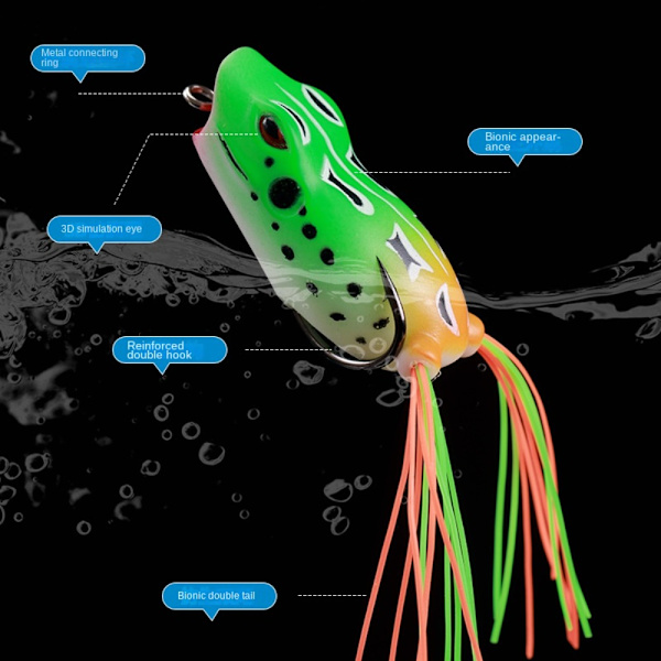 Fishing Lure Dobbel Krok Lure 4 4 4