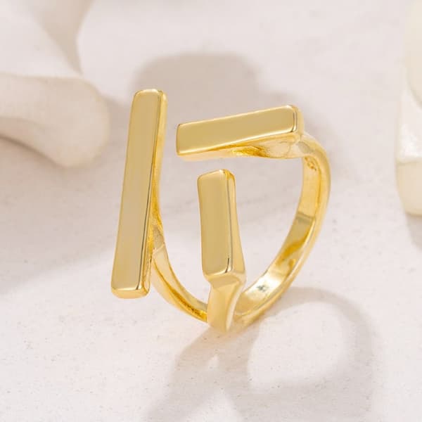Åben Ring Justerbar Ring SØLV silver