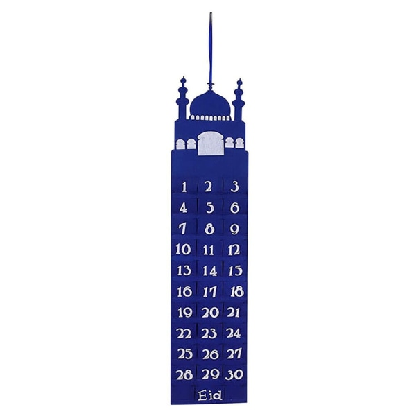 Eid Mubarak Kalender Ramadan Vegghengende Nedtellingskalender 1 1