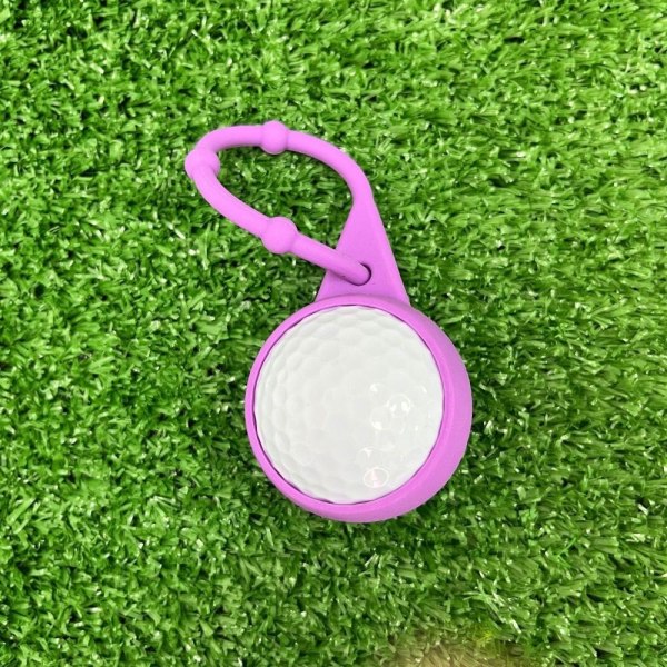 Taske Nøglering Golfbold Taljeholder LILLA Purple