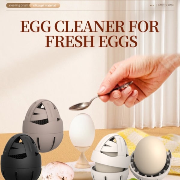 Silikonbørste Duck Egg Washer Tool KHAKI khaki