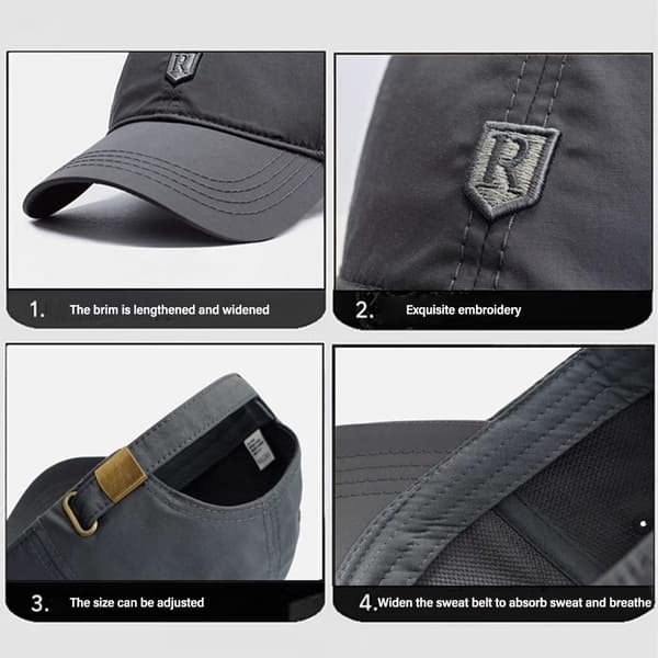Baseball-lippis poninhännälle, TUMMANHARMAA dark grey