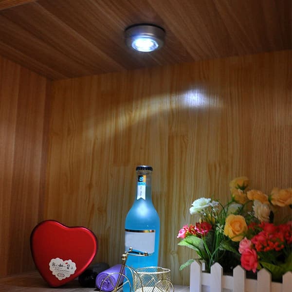 LED-lys Klappelys HVIT 4 STK white 4pcs