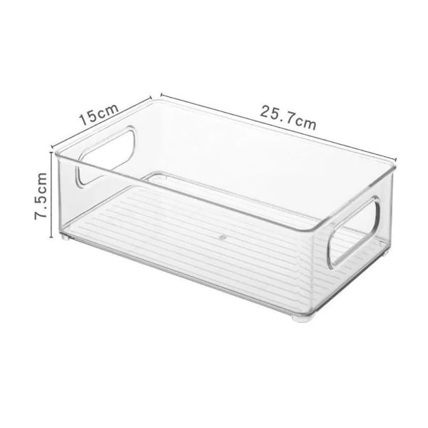 1 kpl Jääkaapin säilytysastia Pöydän säilytyslaatikko pinottava TYYLI Stackable Style