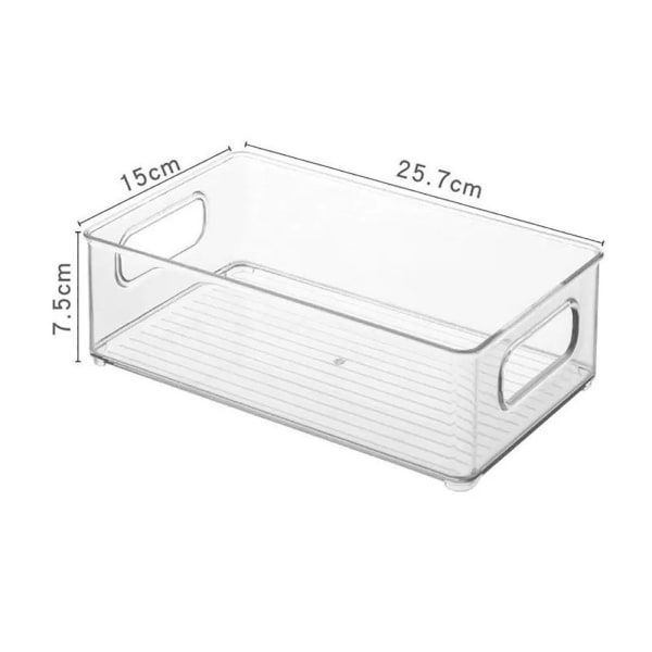 1 stk. Køleskab Opbevaringsboks Skrivebord Opbevaringsboks STABLERBAR STIL Stackable Style