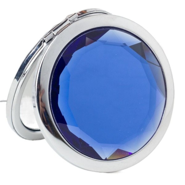 Kosmetisk speil Krystall sminkespeil BLÅ Blue