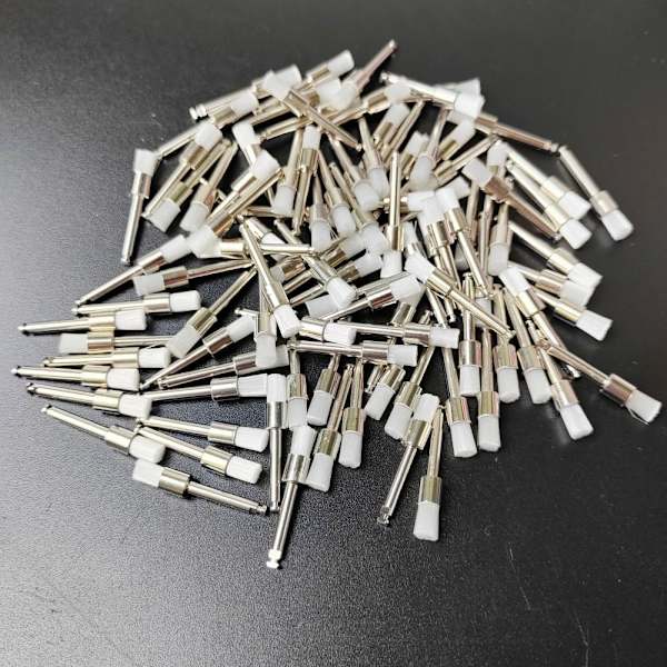 100 STK Dentalmaterialer Profesjonsprofylaksebørste HVITSPET White Pointed Head-Pointed Head