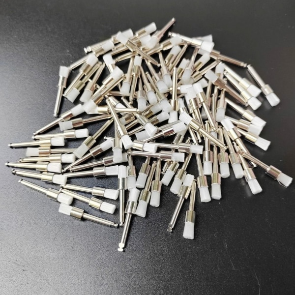 100ST Tandmaterial Profiprofylaxborste VITSPETAD White Pointed Head-Pointed Head
