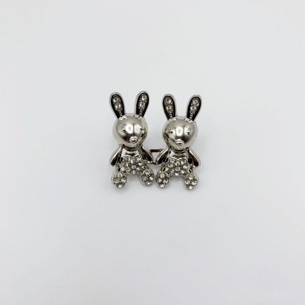 Stram midjeknapp Justerbar midjeklemme SILVER LARGE Silver Large