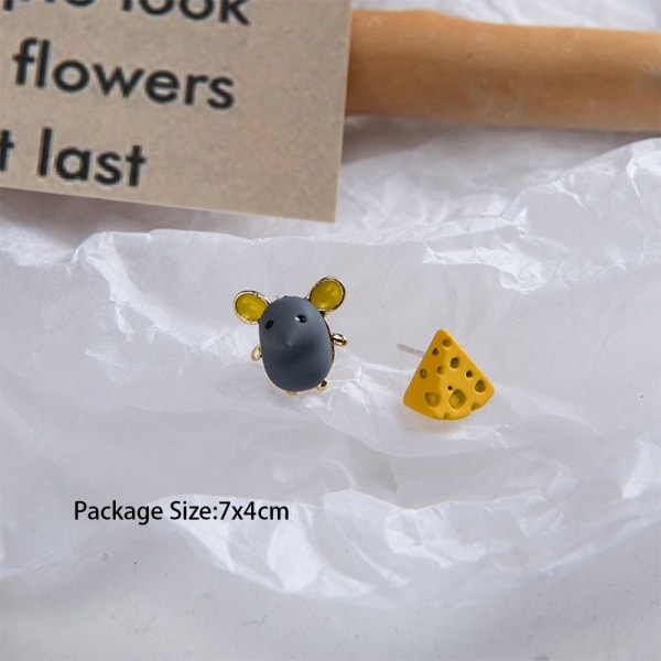 Little Mouse Cheese Earring Muse Cheese Earring 2 2 2