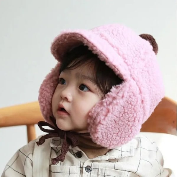 Baby hatut, cap, PINK M Pink M