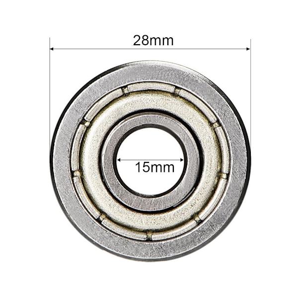 10 stk dybe rille kuglelejer Skateboard kuglelejer 6902ZZ 6902ZZ 15x28x7mm