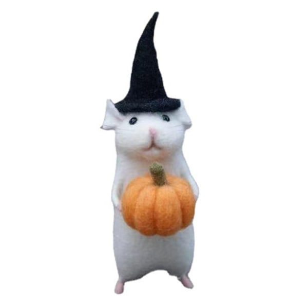Halloween mus med et græskar STIL 1 STIL 1 Style 1
