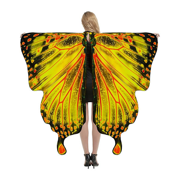 Butterfly Cape Butterfly Wings Sjal 4 4 4