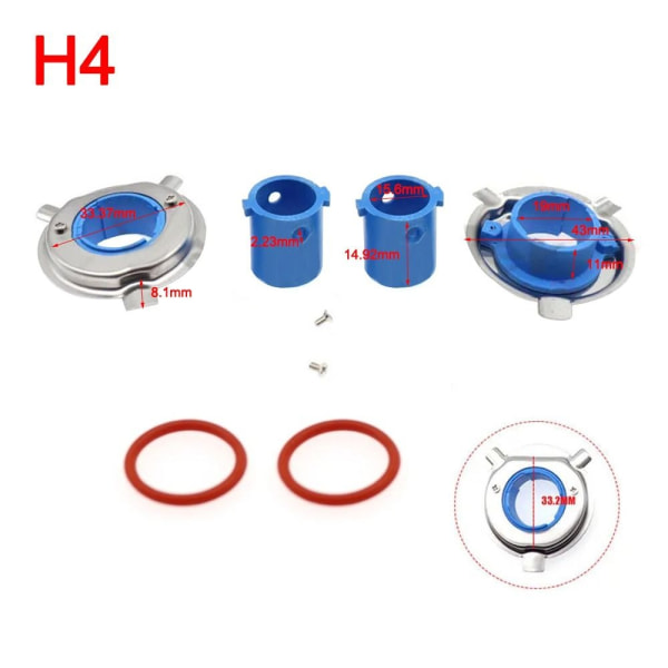 2st Bil LED Strålkastare Lampa Bas H7 H7 H7