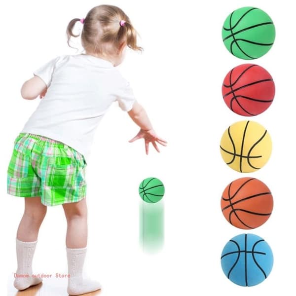 Liten Basketboll Mini Gummibasketboll MULTIFÄRGAD Multicolour