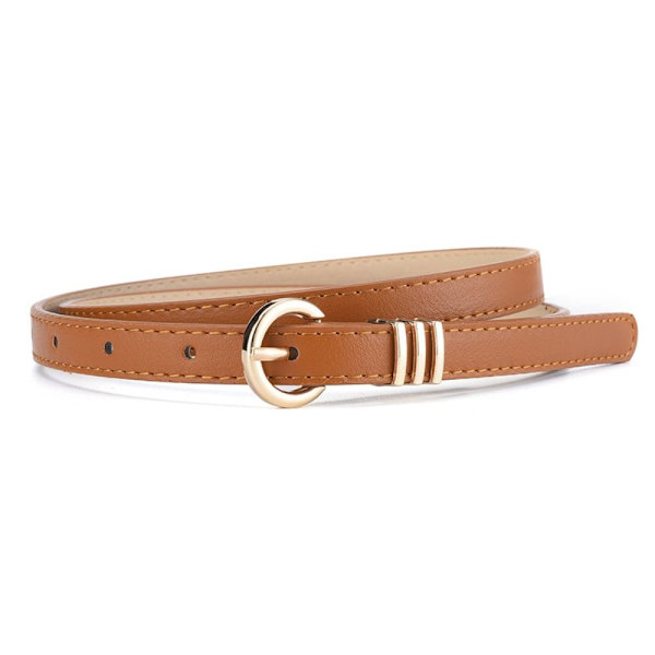 Nahkavyö Elliptinen Pin Solki Vyötärönauha CAMEL camel