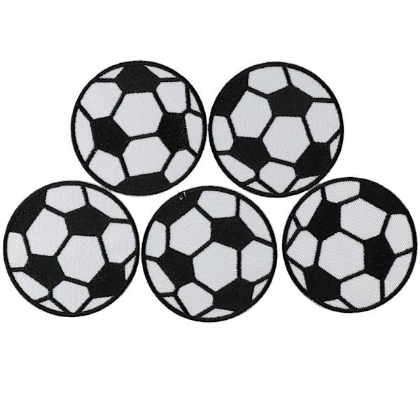 15 st Stryk-på-lappar Fotboll Broderade Lappar